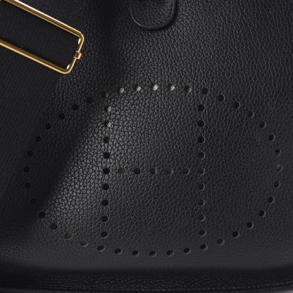 Hermes Taurillon Clemence Evelyne III PM Black 9 of 10