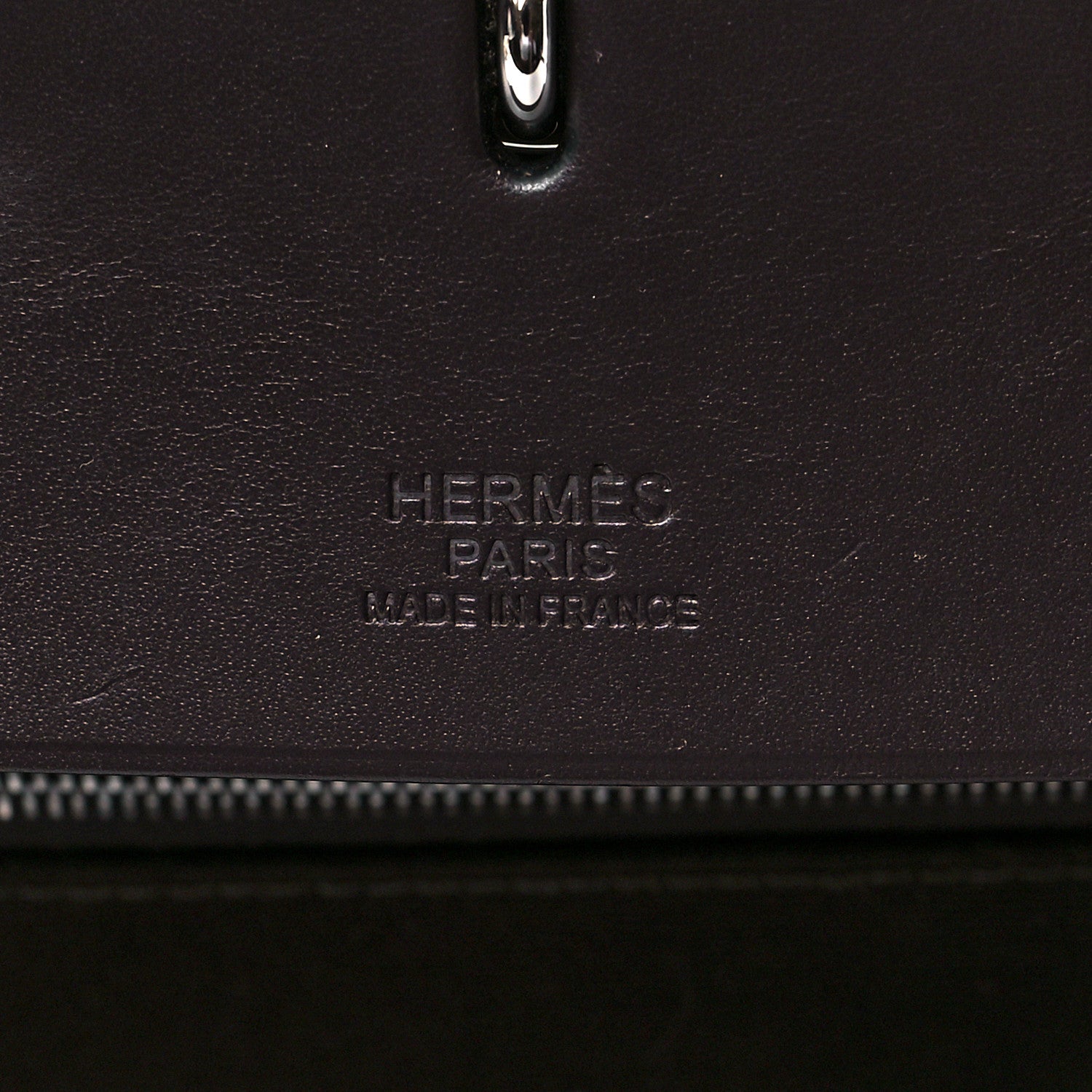 Hermes Military Toile Vache Hunter Herbag Zip Retourne Cabine Bag Ebene Black 7 of 11