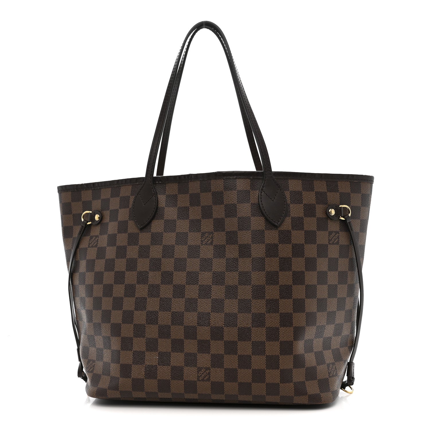 Louis Vuitton Damier Ebene Neo Neverfull MM Rose Ballerine 1 of 13