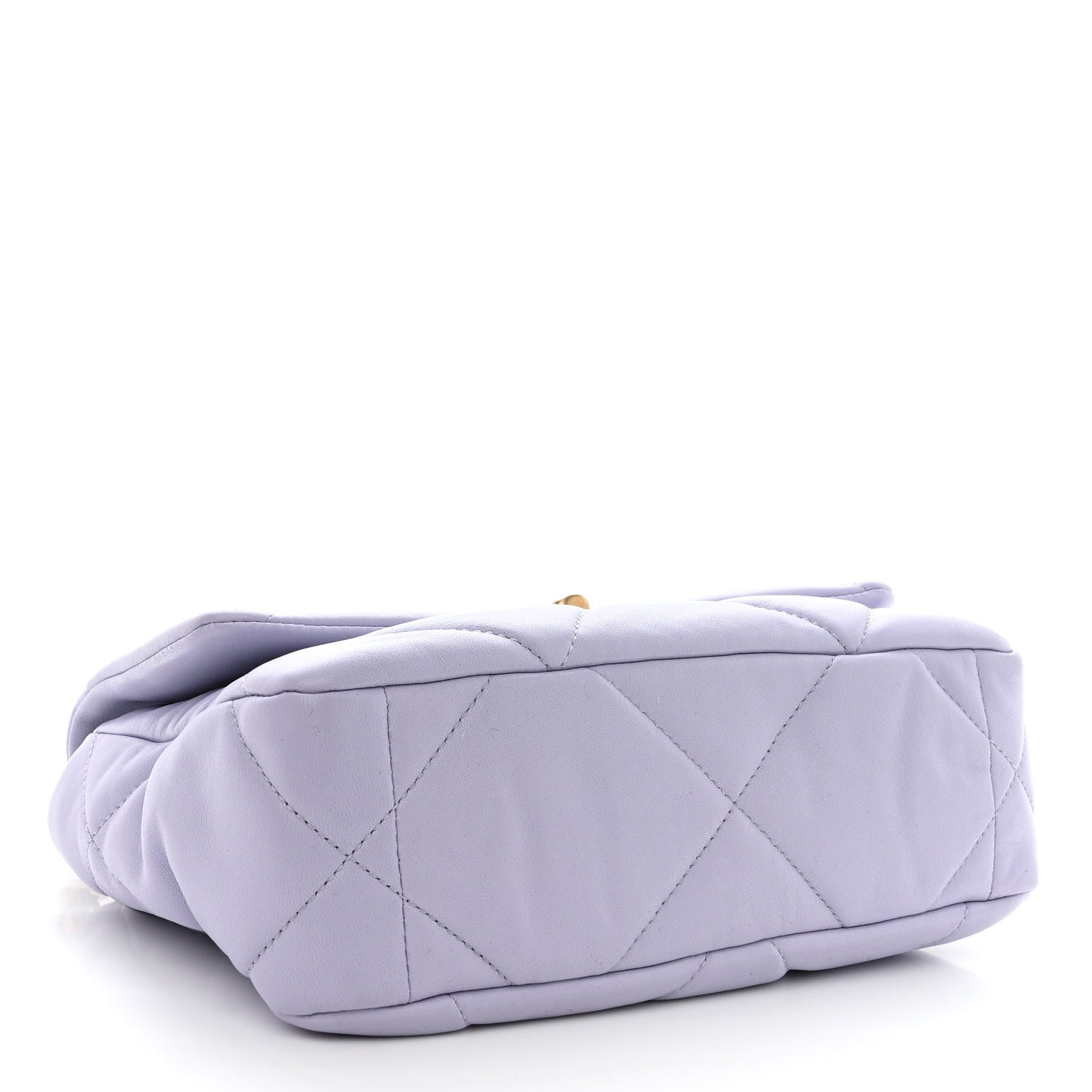Chanel Lambskin Quilted Medium Chanel 19 Flap Light Purple 4 of 9