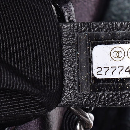 Chanel Iridescent Aged Calfskin Quilted Small Gabrielle Hobo Black 7 of 10