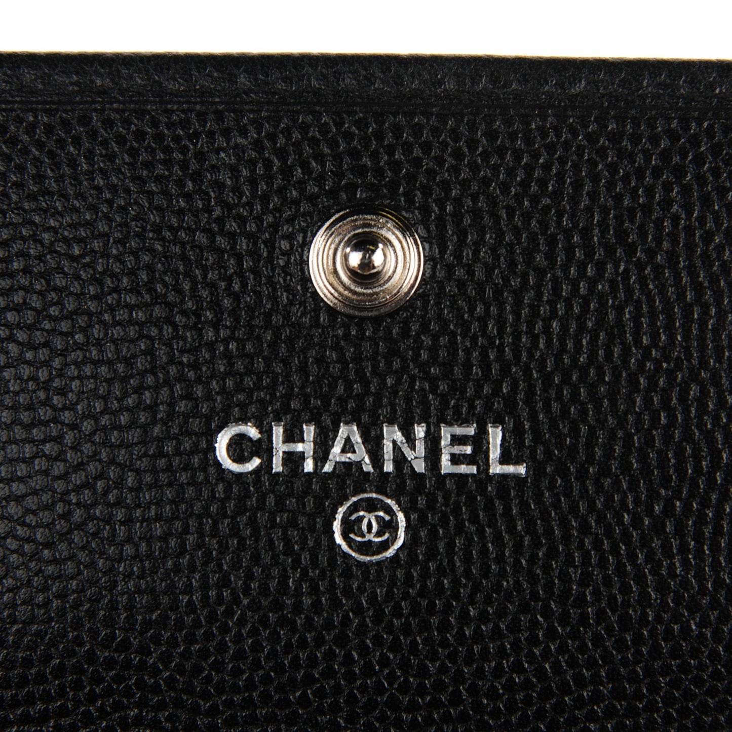 Caviar Sevruga Long Flap Wallet Black
