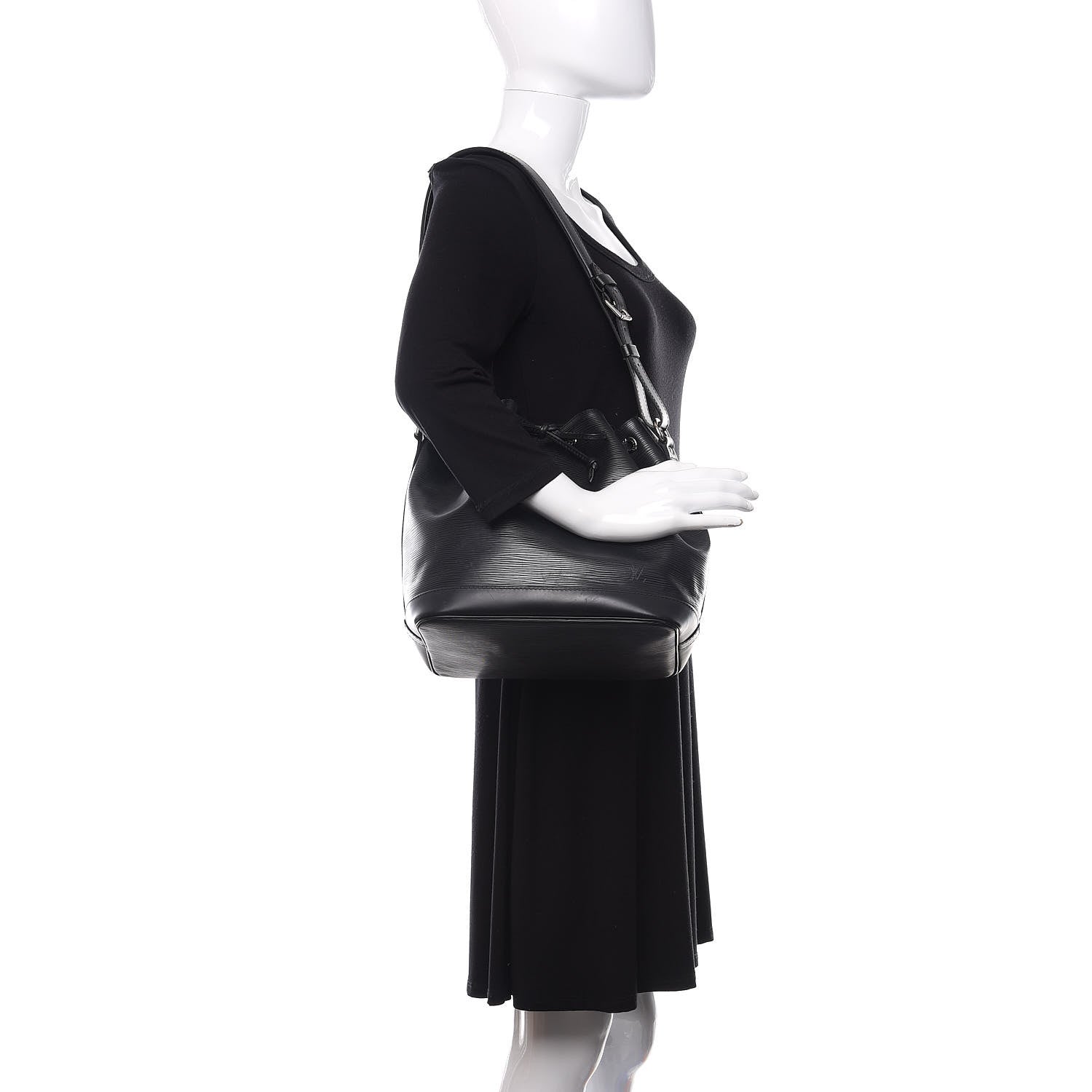 Louis Vuitton Epi Petit Noe NM Black 2 of 10
