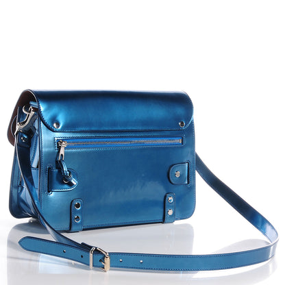Proenza Schouler Mirrored Calfskin PS11 Classic Shoulder Bag Ocean 4 of 11