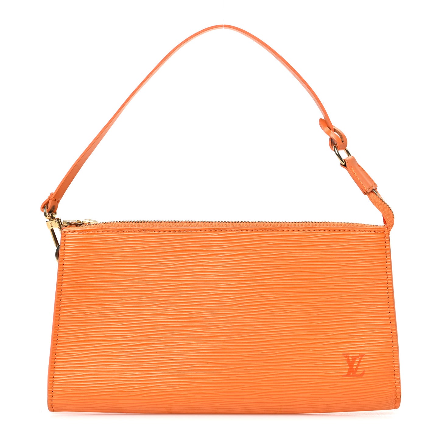 Epi Pochette Accessories 24 Mandarin