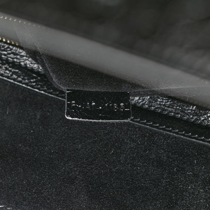 Celine Crinkled Patent Calfskin Medium Phantom Luggage Black 8 of 10
