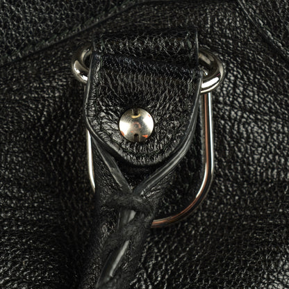 Balenciaga Chevre Silver Metallic Edge Hardware Velo Black 2 of 11