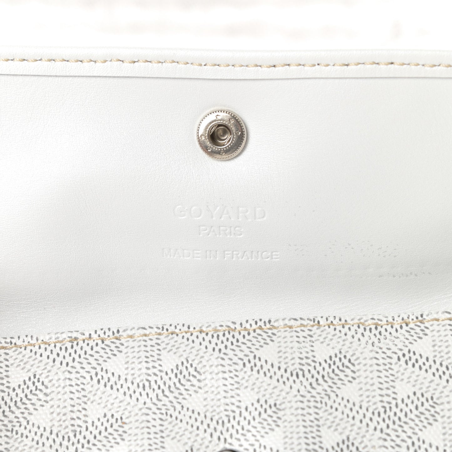 Goyardine Saint Louis PM White