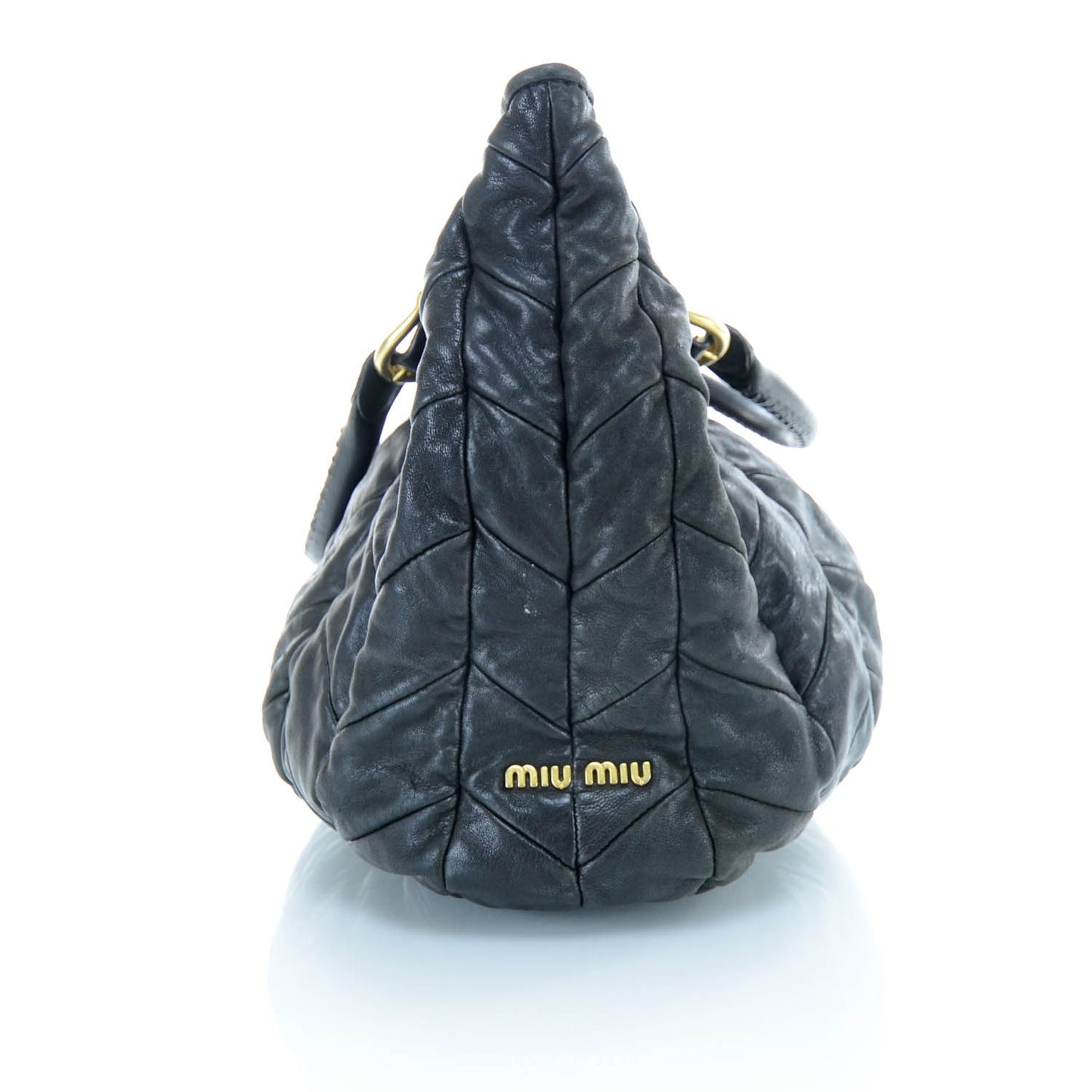 Nappa Leather Large Patchwork Tote Black
