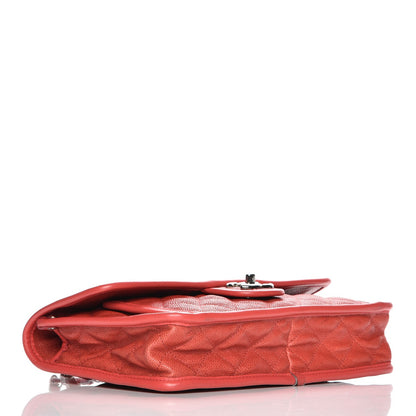 Chanel Caviar Quilted Medium French Riviera Flap Red 4 of 8