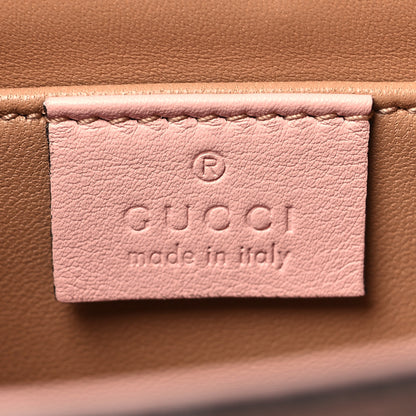 Gucci Snakeskin Pearly GG Marmont Clutch Taffy 6 of 12