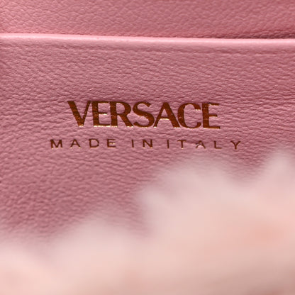 Versace Faux Fur Quilted Virtus Shoulder Bag English Rose 6 of 10