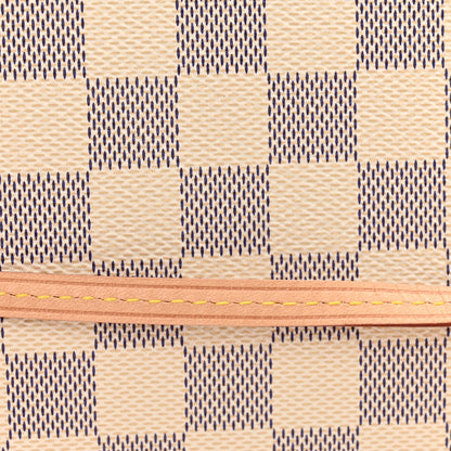 Louis Vuitton Damier Azur Neverfull MM GM Pochette Rose Ballerine 10 of 11