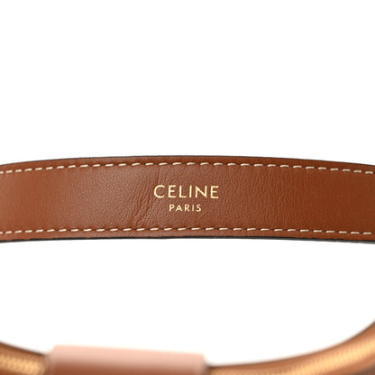 Celine Smooth Calfskin Medium Strap Ava Triomphe Shoulder Bag Tan 7 of 11