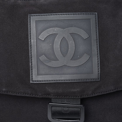 Chanel Canvas Nylon Sport Messenger Black 9 of 17