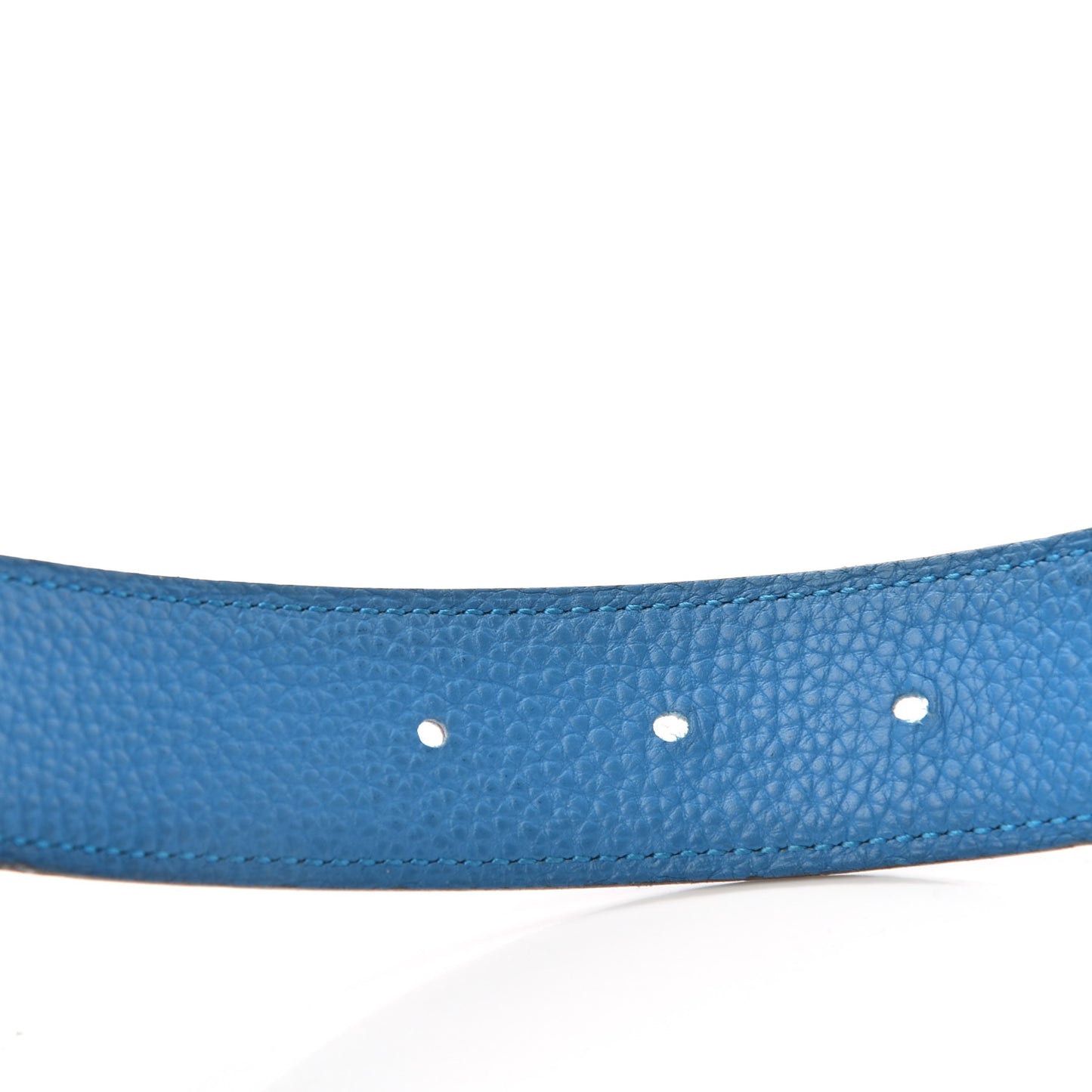 Box Togo 32mm Guilloche H Belt 100 Black Bleu Zanzibar
