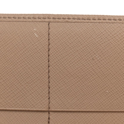 Prada Saffiano Metal Continental Flap Wallet Cammeo 7 of 8