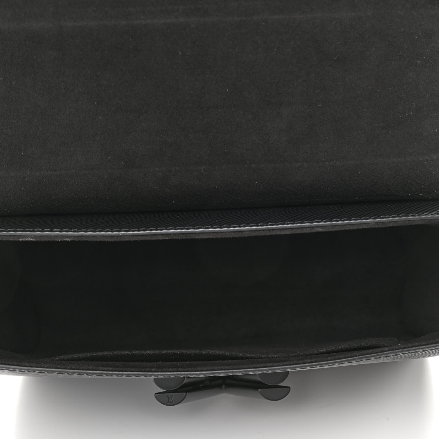 Louis Vuitton Epi Twist Shoulder Bag MM Matte Black 5 of 12