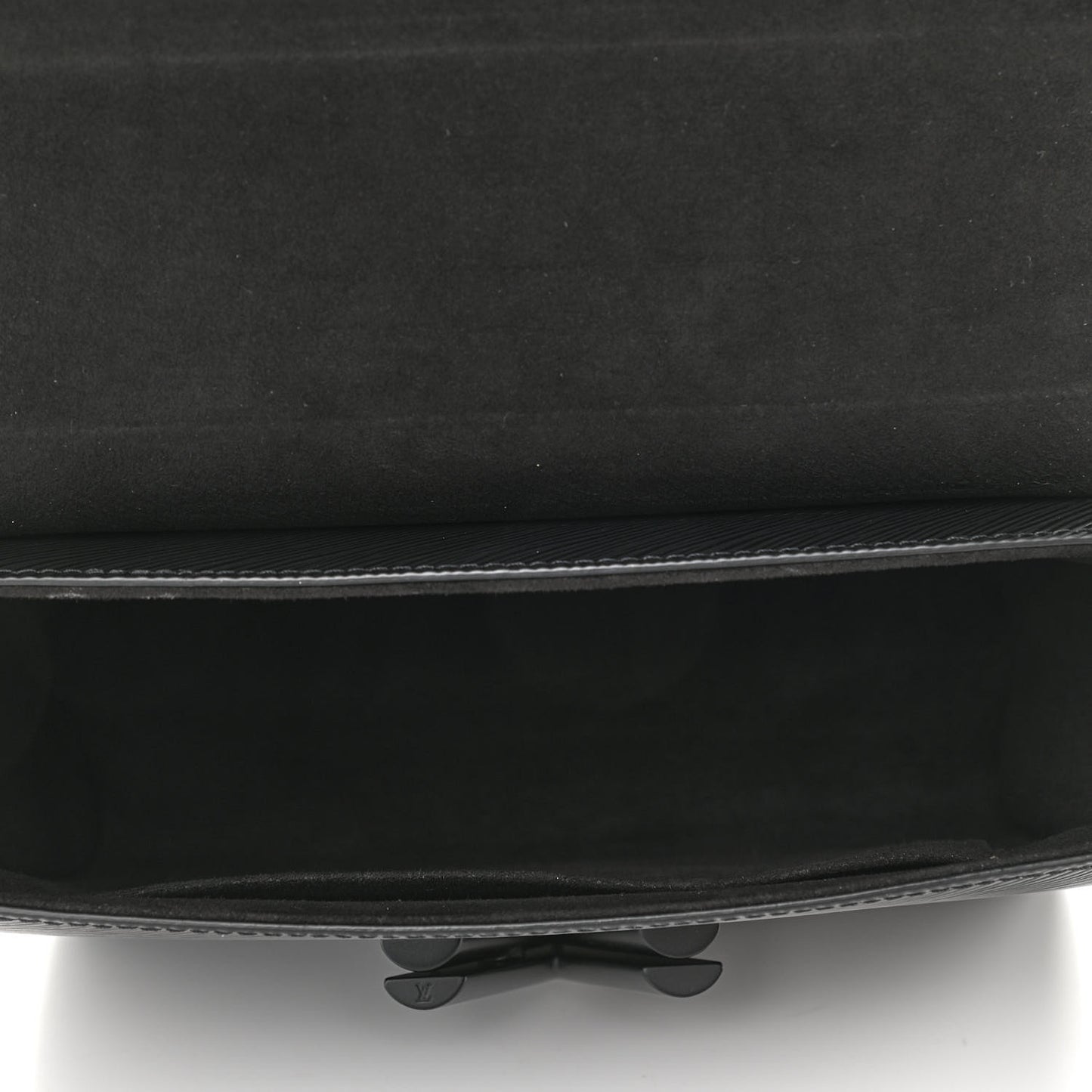 Epi Twist Shoulder Bag MM Matte Black