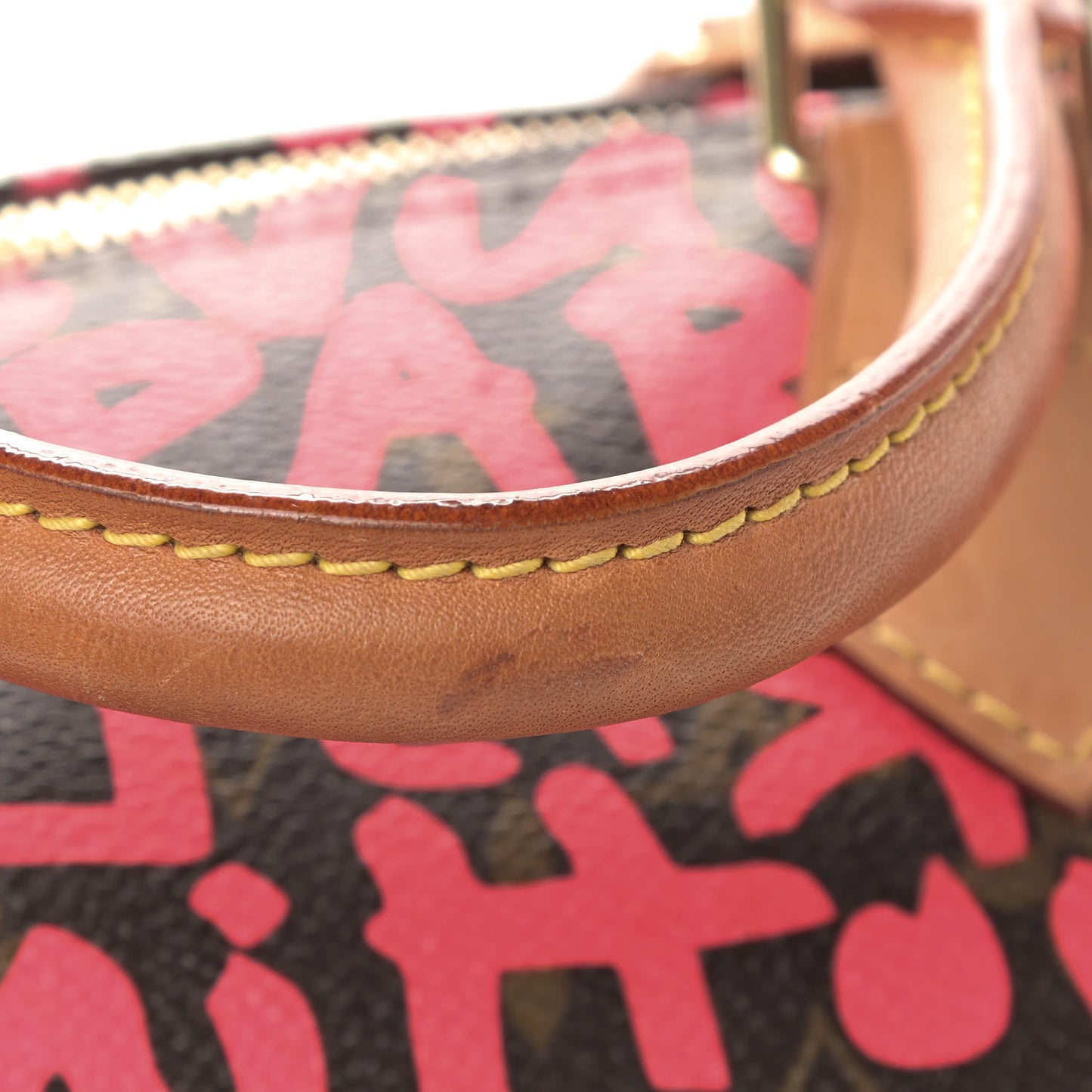Monogram Graffiti Speedy 30 Fuchsia