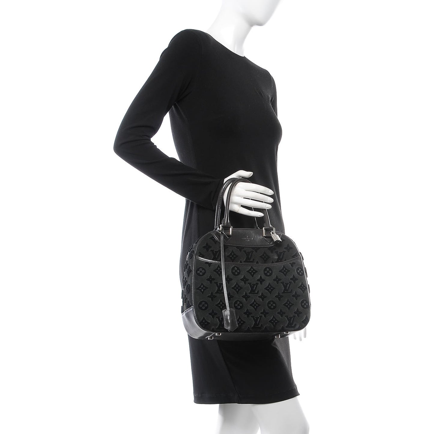 Monogram Suede Tuffetage Deauville Cube Gris
