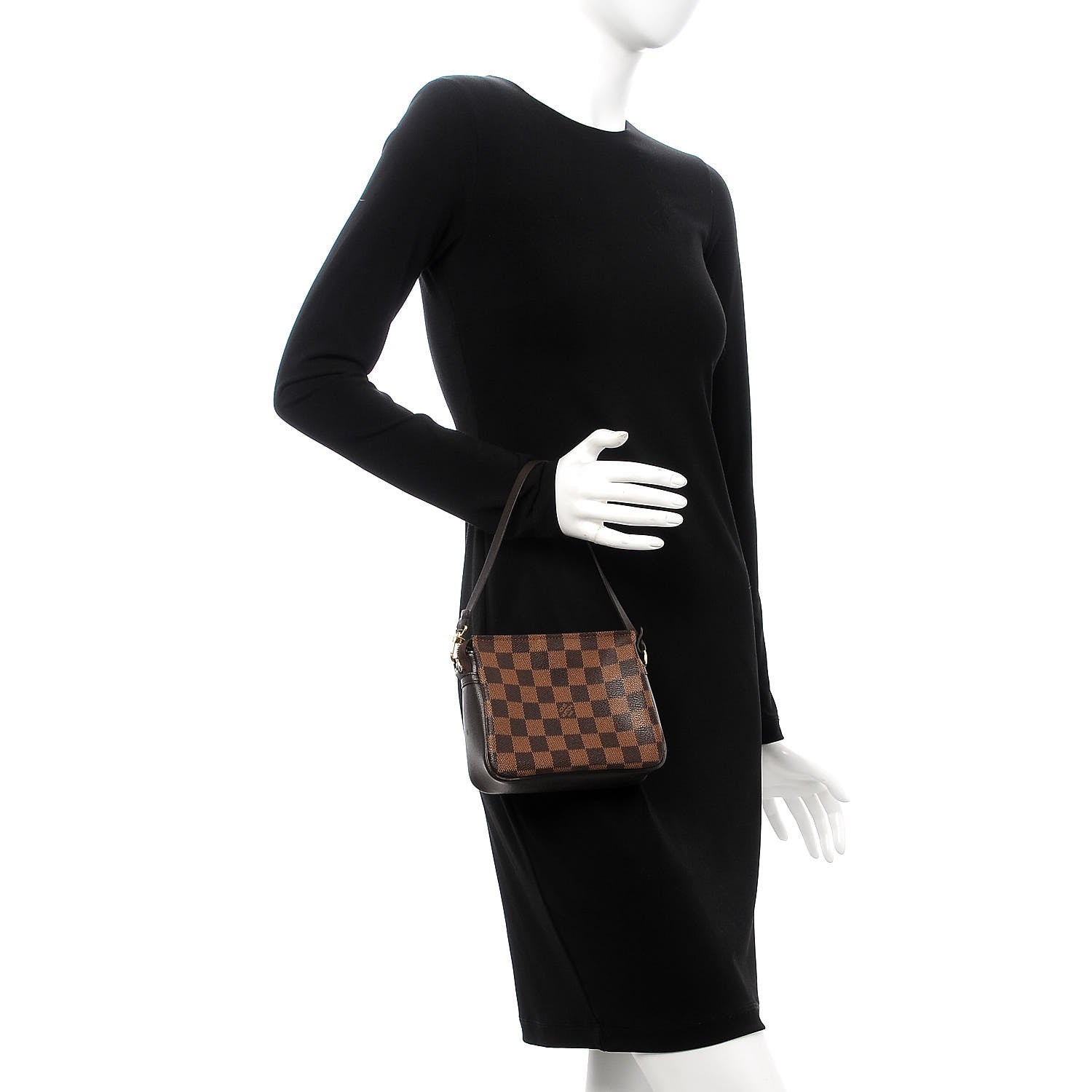 Louis Vuitton Damier Ebene Trousse Make Up Bag Pochette 2 of 11