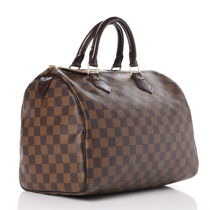 Louis Vuitton Damier Ebene Speedy 30 3 of 15