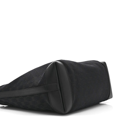 Gucci Monogram Medium Craft Tote Black 10 of 11