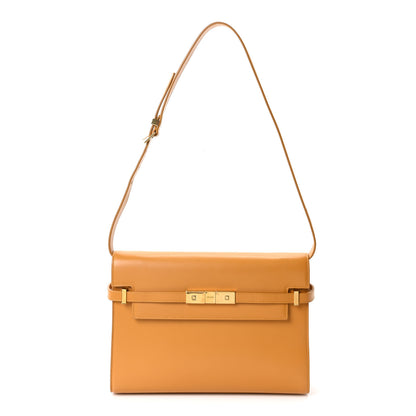 Saint Laurent Smooth Calfskin Manhattan Baguette Tangerine 1 of 10