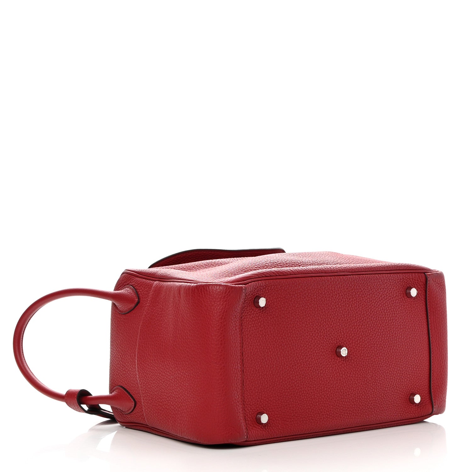Hermes Taurillon Clemence Lindy 34 Rouge Grenat 4 of 14