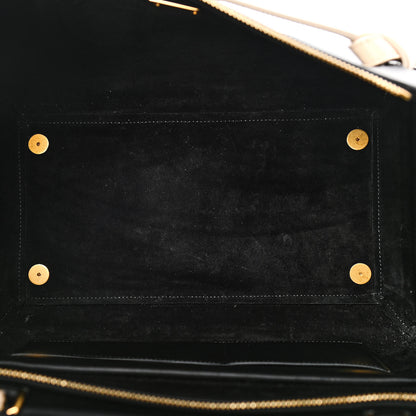 Celine Smooth Calfskin Small Bi-Color Belt Bag Black Cream 4 of 17