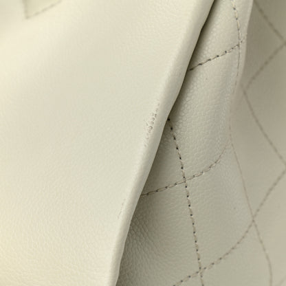 Chanel Caviar CC Tote White 11 of 13