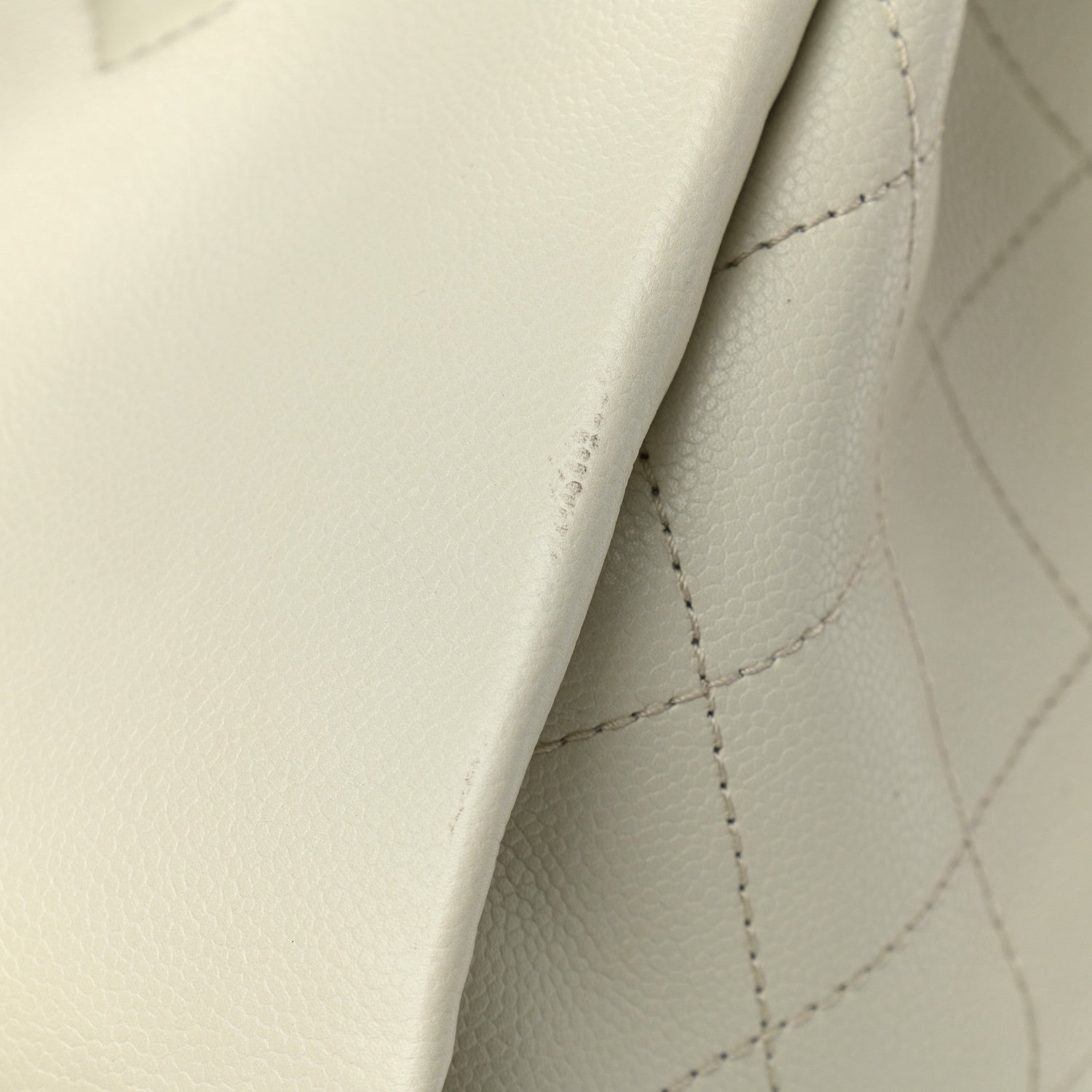 Chanel Caviar CC Tote White 11 of 16