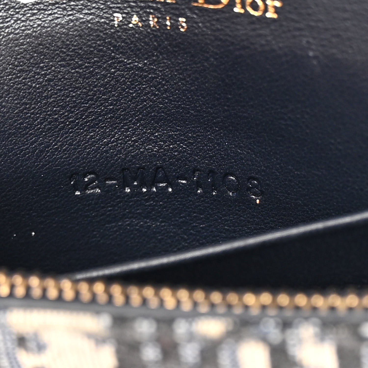 Christian Dior Oblique Saddle Belt Bag Blue 8 of 13