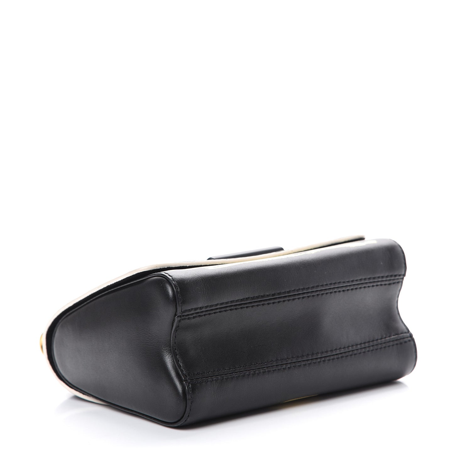 Calfskin Twist Shoulder Bag PM Light Gold