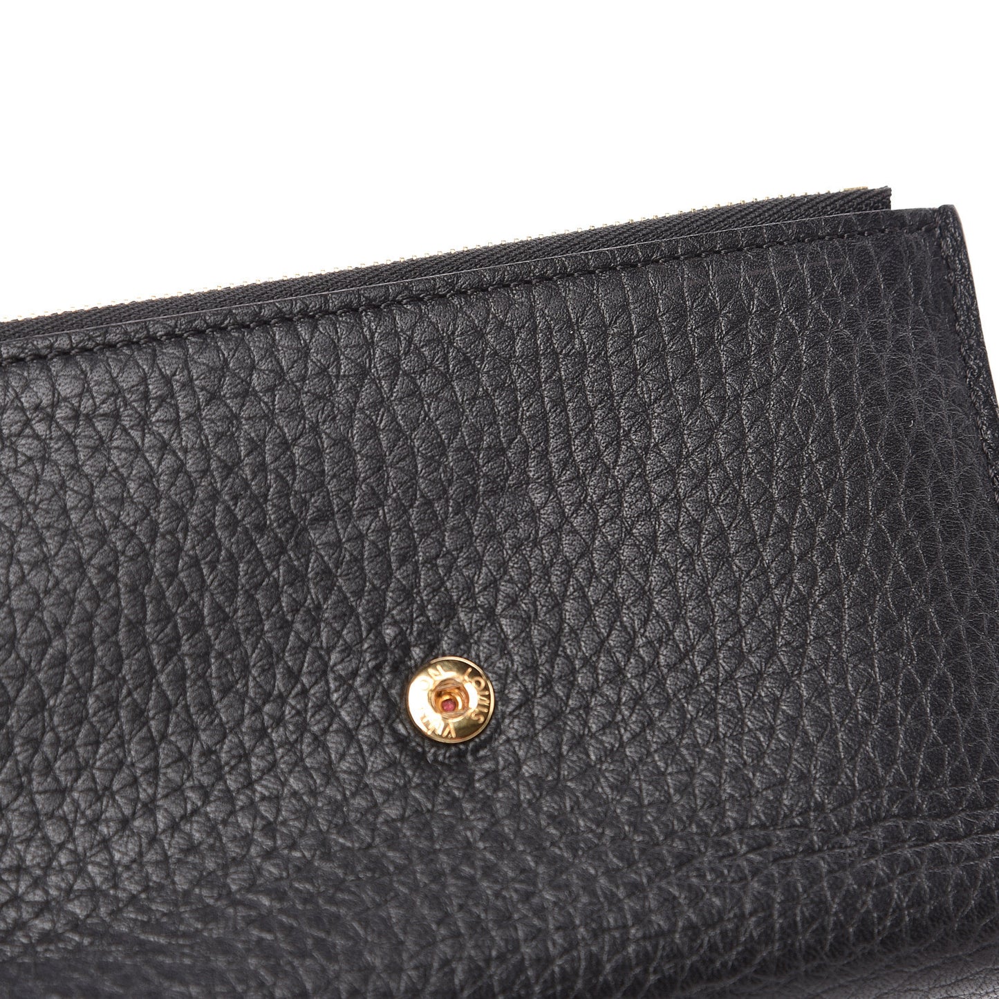 Taurillon Capucines Compact Wallet Black