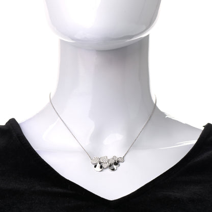 Tiffany Platinum Diamond Mini Paper Flowers Cluster Pendant Necklace 2 of 6