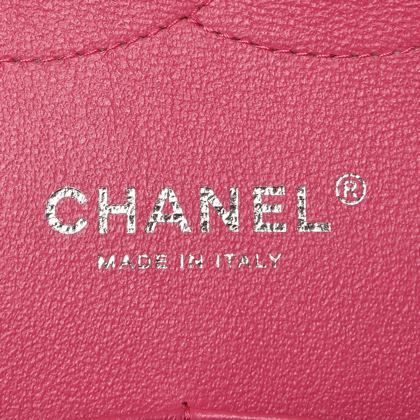 Lambskin Quilted Jumbo Double Flap Dark Pink