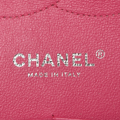 Chanel Lambskin Quilted Jumbo Double Flap Dark Pink 6 of 12