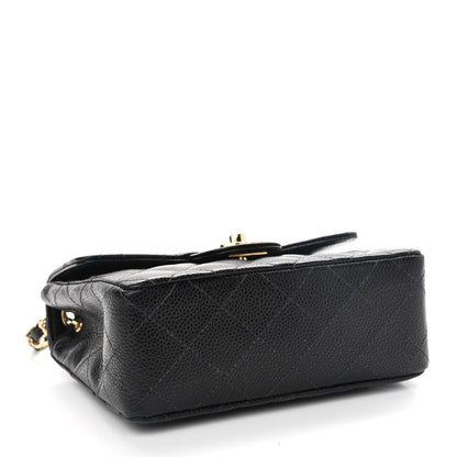 Chanel Caviar Quilted Mini Square Flap Black 4 of 12