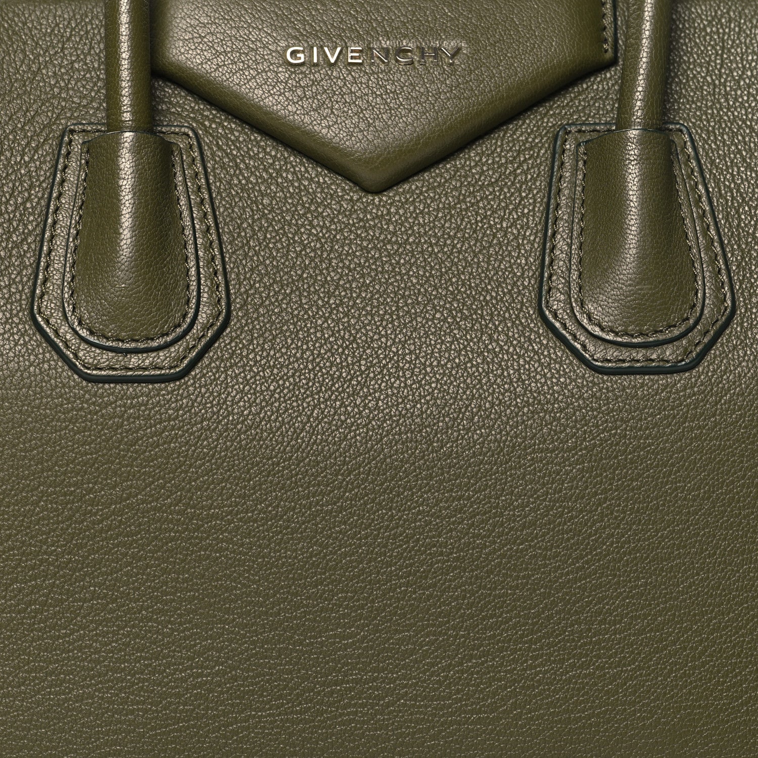 Givenchy Sugar Goatskin Small Antigona Dark Khaki 7 of 10