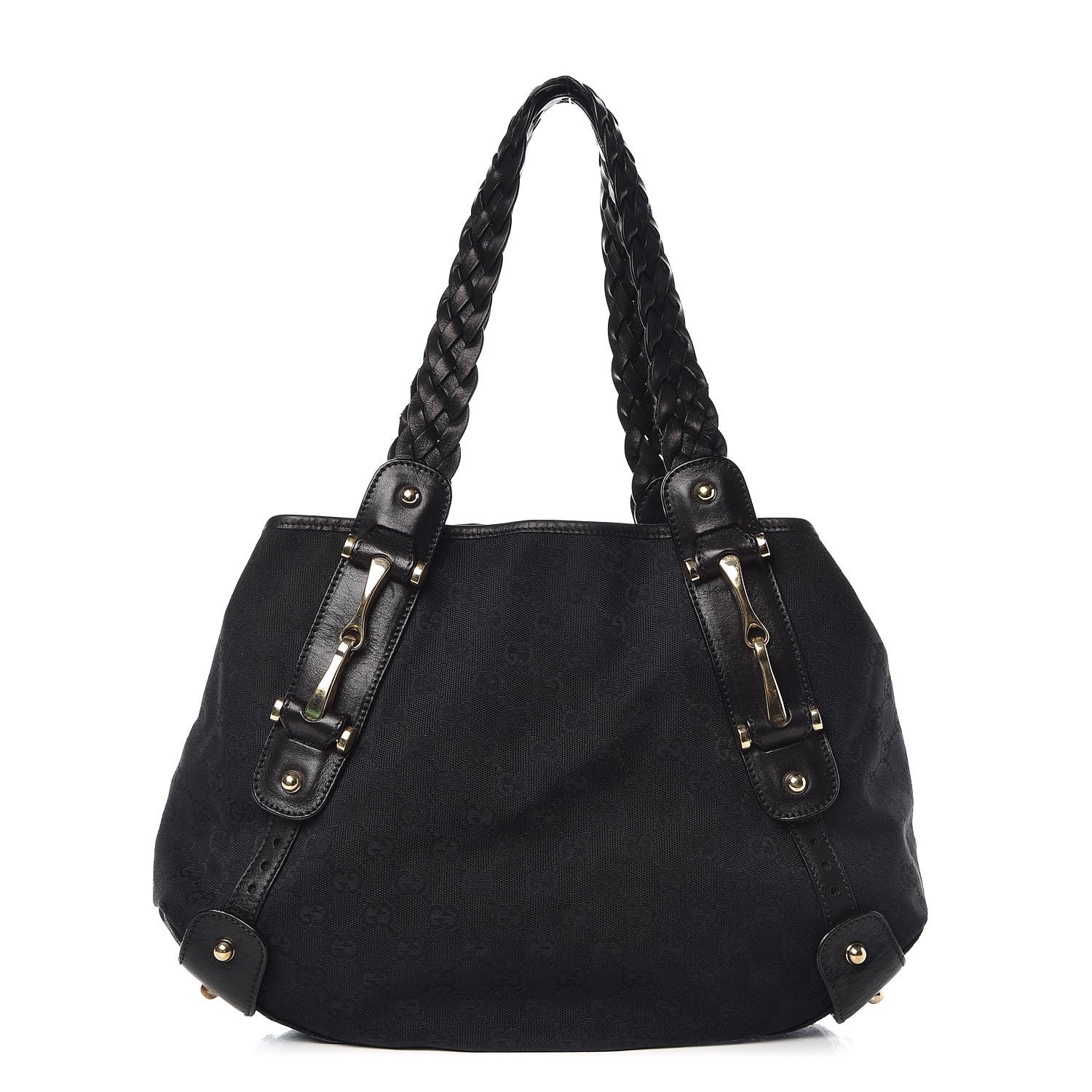 Gucci Monogram Small Pelham Shoulder Bag Black 1 of 13