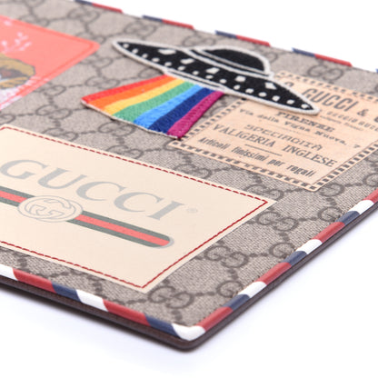 Gucci GG Supreme Monogram Courrier Documents Holder Beige New Acero 7 of 12