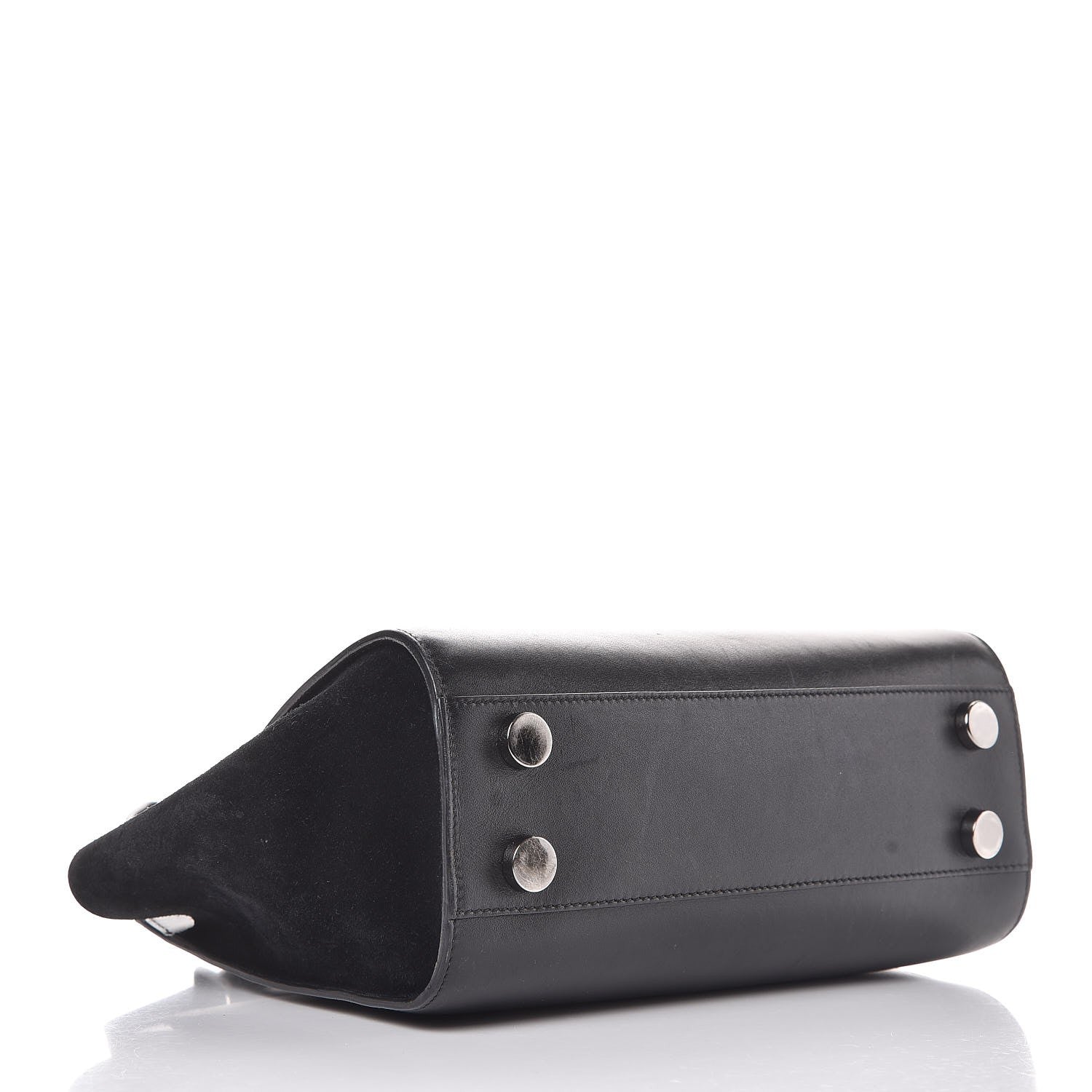 Jimmy Choo Calfskin Suede Small Riley Tote Black 4 of 16