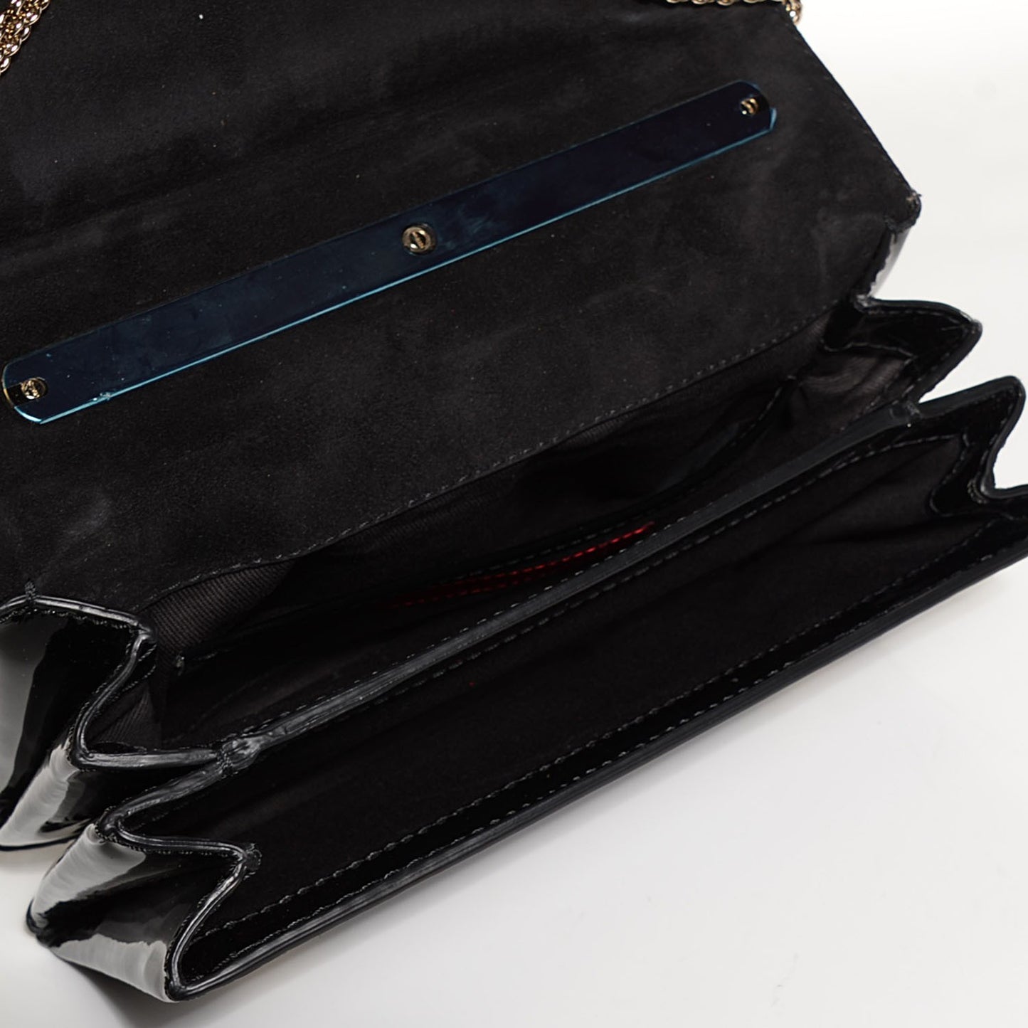 Patent Va Va Voom Shoulder Bag Black