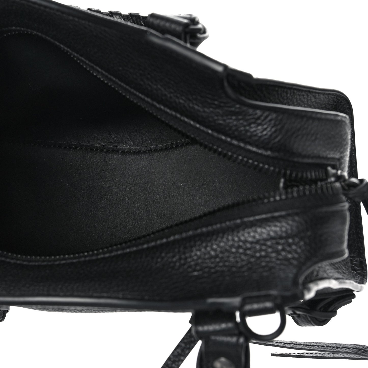 Grained Calfskin Neo Classic Black Hardware Mini City Black