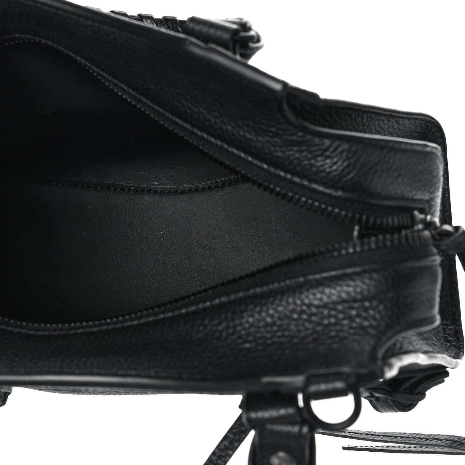 Balenciaga Grained Calfskin Neo Classic Black Hardware Mini City Black 4 of 7