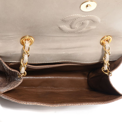 Chanel Lizard Tassel Flap Bag Light Brown 5 of 8