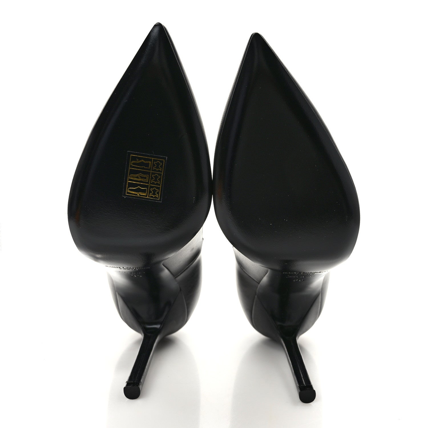 Saint Laurent Calfskin Zoe 105 Pumps 35 Black 5 of 8