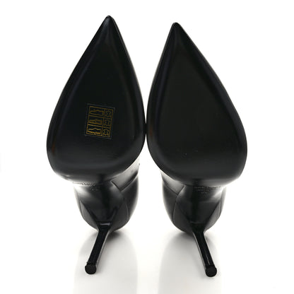 Saint Laurent Calfskin Zoe 105 Pumps 35 Black 5 of 8